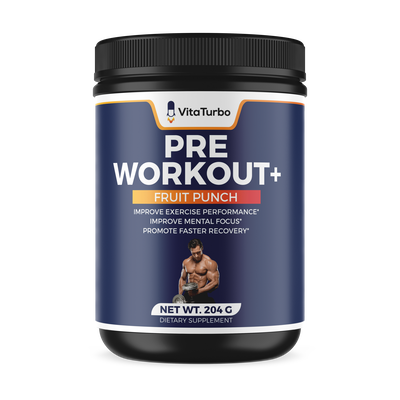 Pre Workout+ (Fruit Punch) - 204 Grams