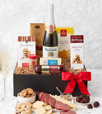 Sparking Cider and Snacks Gift Box - FedEx