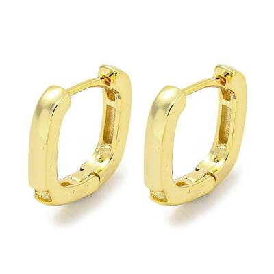Brass Hoop Earrings