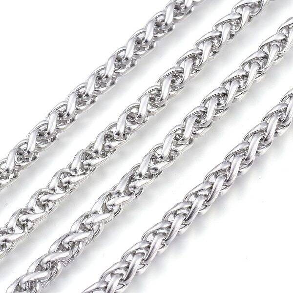Tarnish Resistant 304 Stainless Steel Wheat Chains