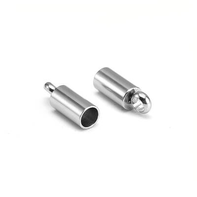 Tarnish Resistant 201 Stainless Steel Cord Ends