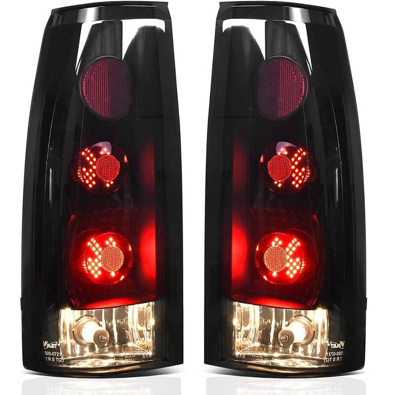 YITAMOTOR® LED Tail Lights 1995-1999 Chevy Tahoe / 1992-1999 Chevy Suburban / 88-00 GMC C/K Pickup Taillights Assembly