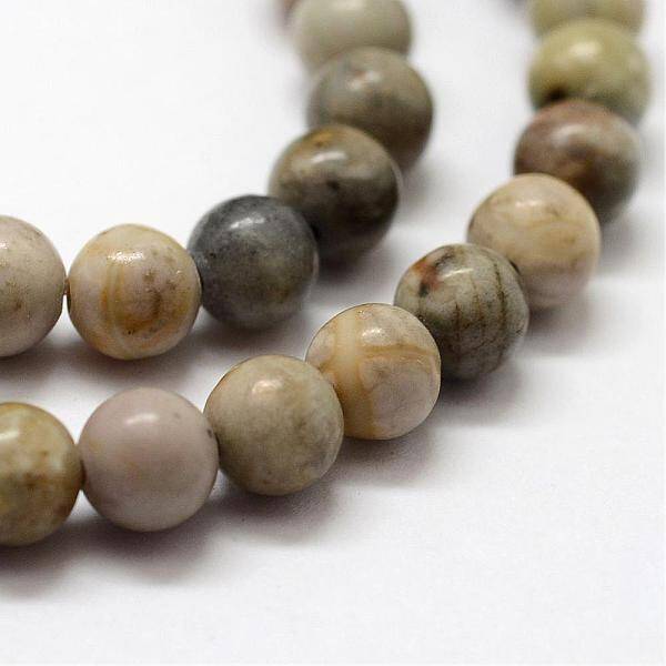 Natural Polychrome Jasper/Picasso Stone/Picasso Jasper Bead Strands