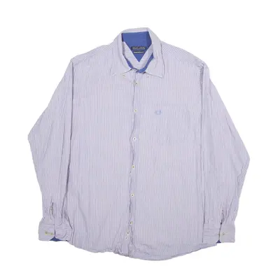 ASCOT SPORT Shirt Pink Striped Long Sleeve Mens XL