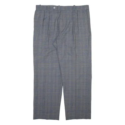 Mens Trousers Grey Relaxed Tapered W36 L28