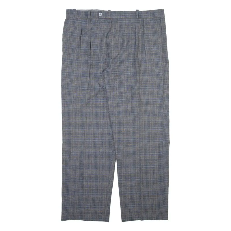 Mens Trousers Grey Relaxed Tapered W36 L28