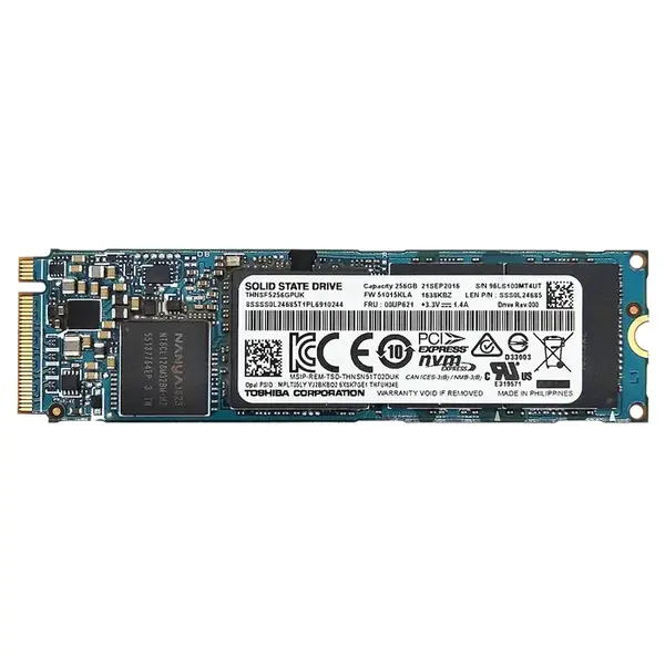00UP621 Lenovo 256GB Triple-Level Cell PCI Express NVMe 3.0 x4 M.2 2280 Solid State Drive