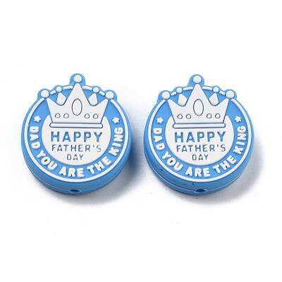 Father's Day Silicone Beads