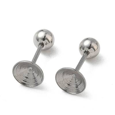 304 Stainless Steel Stud Earring Findings