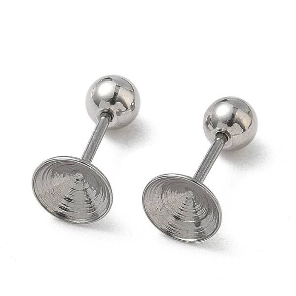 304 Stainless Steel Stud Earring Findings