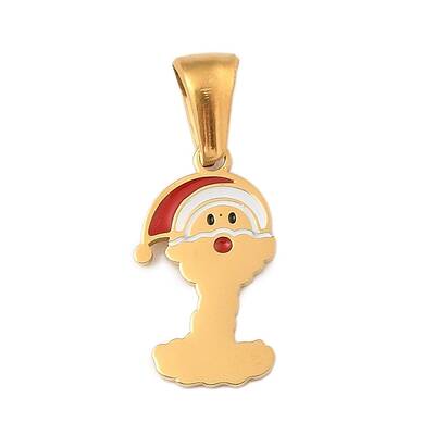 Christmas Theme 304 Stainless Steel Pendants