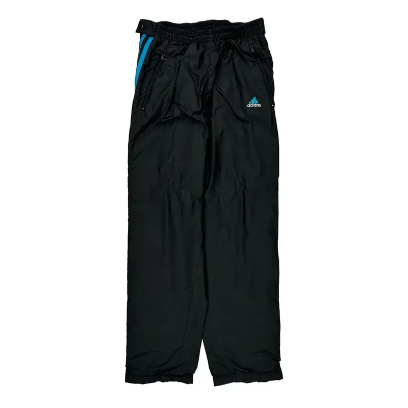 Adidas Tracksuit - Large Black Nylon