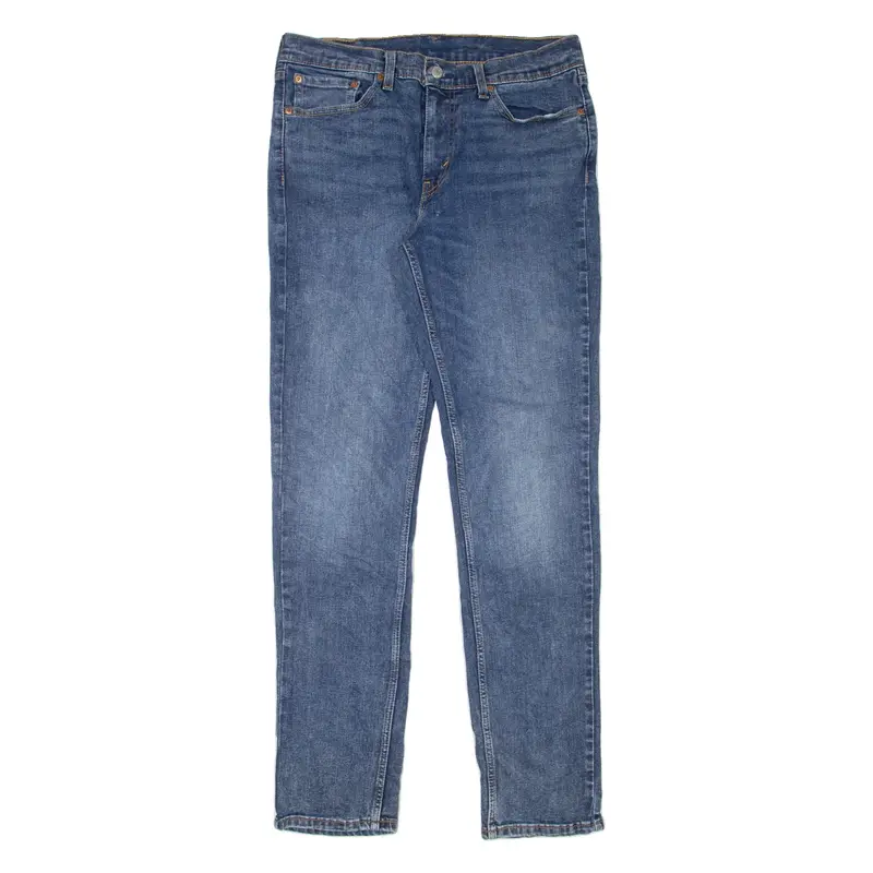 LEVI'S 511 Jeans Mens Blue Slim Straight Stone Wash W32 L34