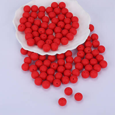 Round Silicone Focal Beads