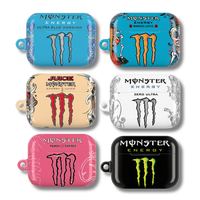 M0n$ter Inspired AirPods Case, for all Gen 1 2 3 4 & Pro 1 2, Headphone, Aesthetic, Audio, Equipment, Plastic, Protection Cov...