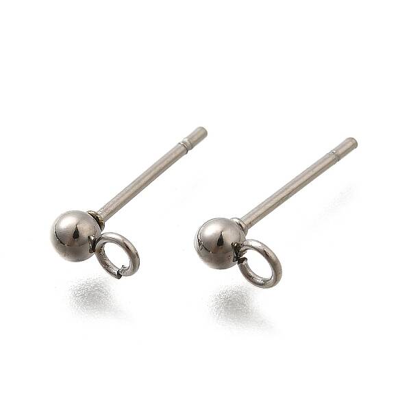 201 Stainless Steel Stud Earring Findings