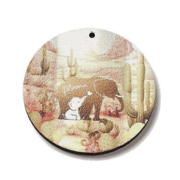 Mother's Day Theme Wooden Pendants