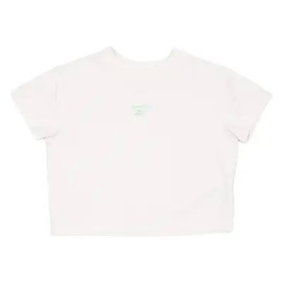 REEBOK Cropped Womens T-Shirt Pink L