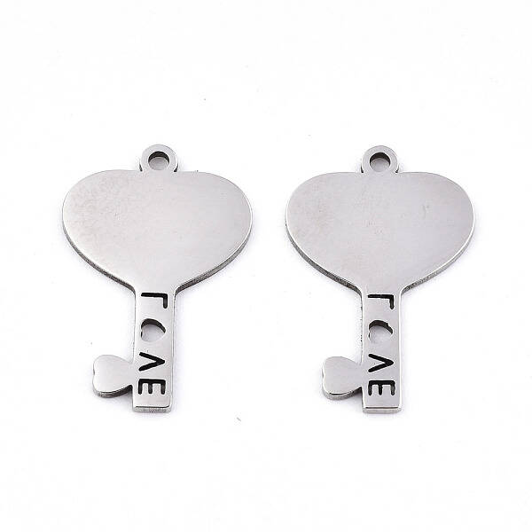 Non-Tarnish Valentine's Day 201 Stainless Steel Pendants