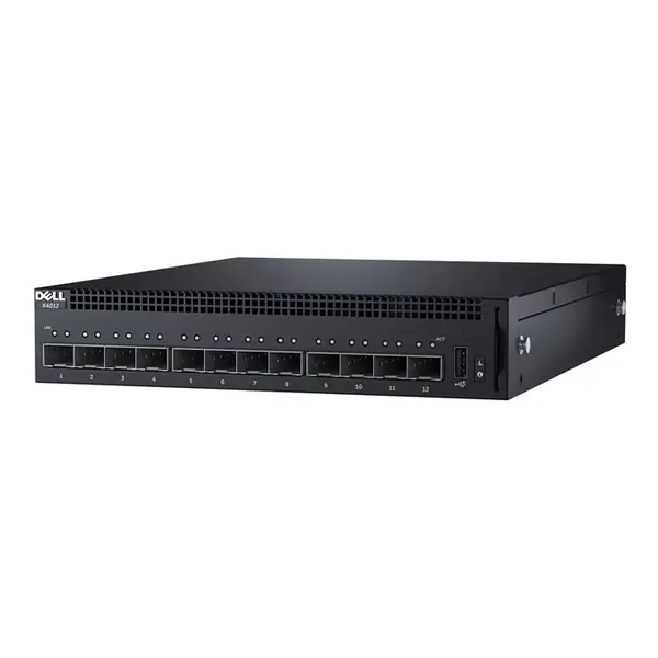 Dell 463-6162 | X Series X4012 12 x 10GbE SFP+ Ports Layer 2 Managed Gigabit Ethernet Network Switch