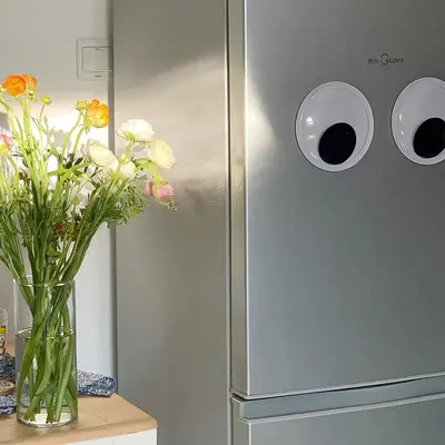 Nordic Style Creative Eyes Refrigerator Magnet Decoration Cute Accessories | style: Magnetic type | Color: 5*5