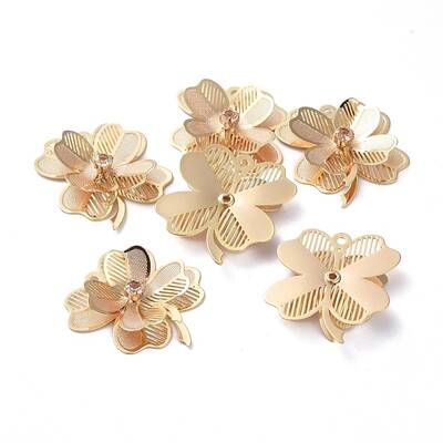 3D Brass Pendants
