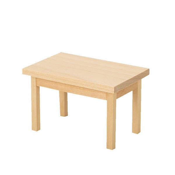 1/12 Dollhouse Miniature Wooden Table Model