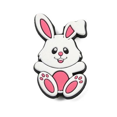 Easter Rabbit Silicone Beads