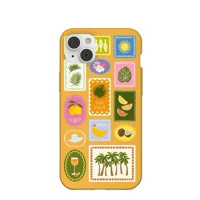Honey Summer Paradise iPhone 14 Plus Case