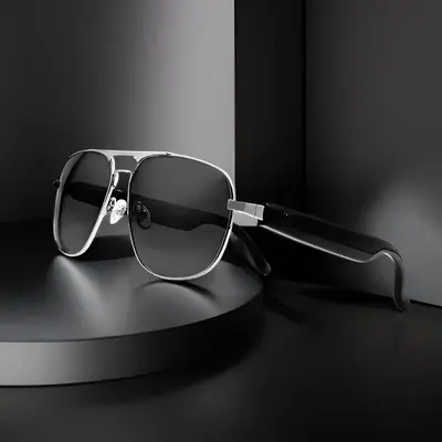 Smart Glasses, Wireless Smart Glasses, Bluetooth-compatible Sunglasses with Music & Call Function, Universal Smart Glasses fo...