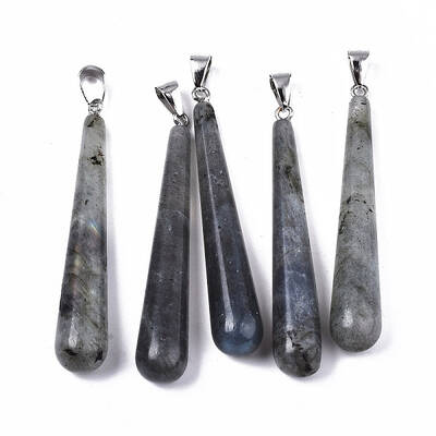 Natural Labradorite Big Pendants