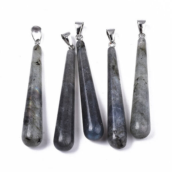Natural Labradorite Big Pendants
