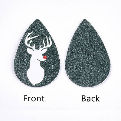 PU Leather Big Pendants