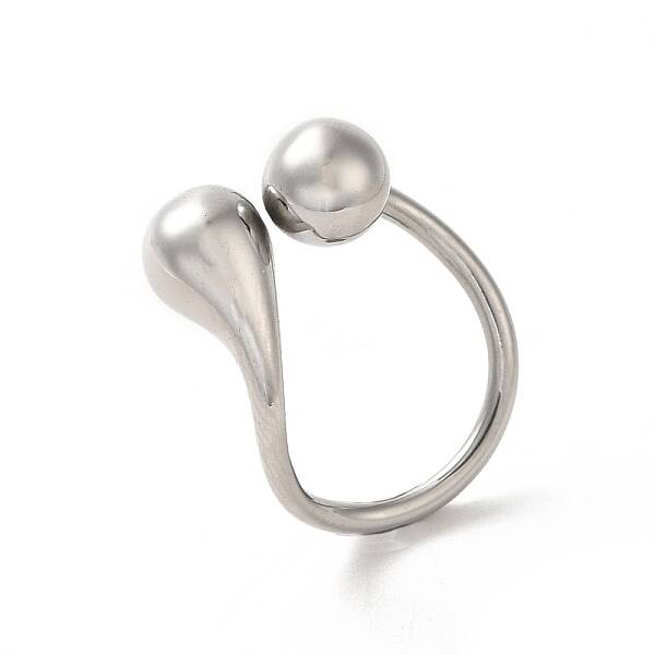 Non-Tarnish 316 Stainless Steel Cuff Ring