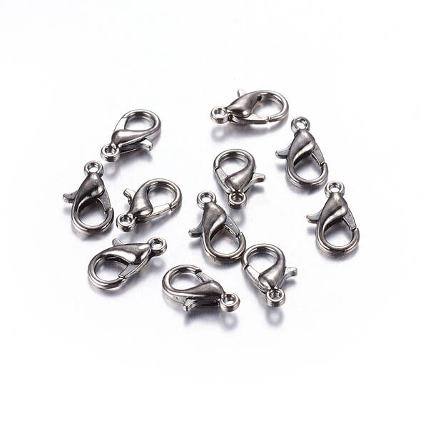 Zinc Alloy Lobster Claw Clasps