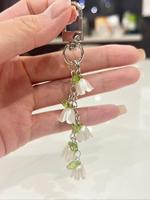 Flower Design Charms Keychain, Cute Keychain for Women & Girls, Fashion Accessories for Bag, Jewellery, Car Key, Earphone Cas...