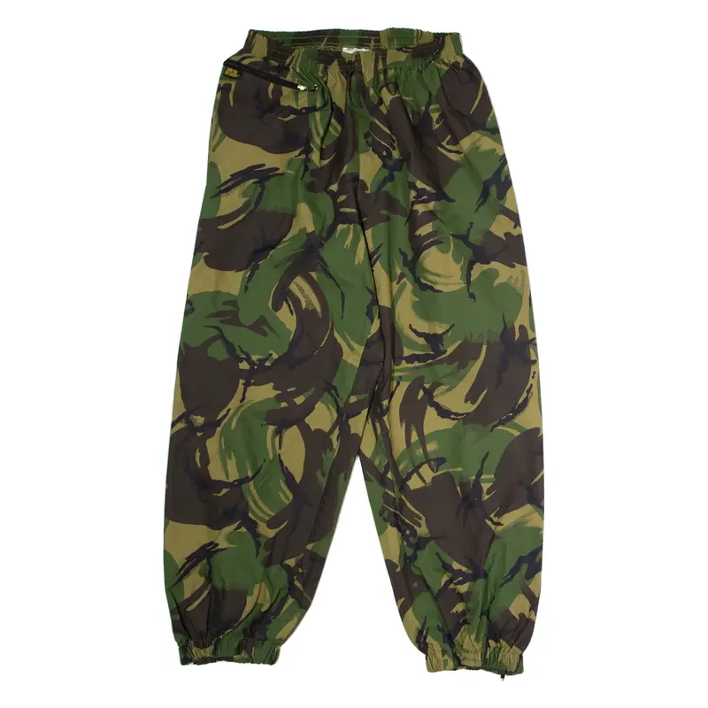 NATO Military Cuffed Gore-Tex Camouflage Cargo Mens Trousers Green W30 L29