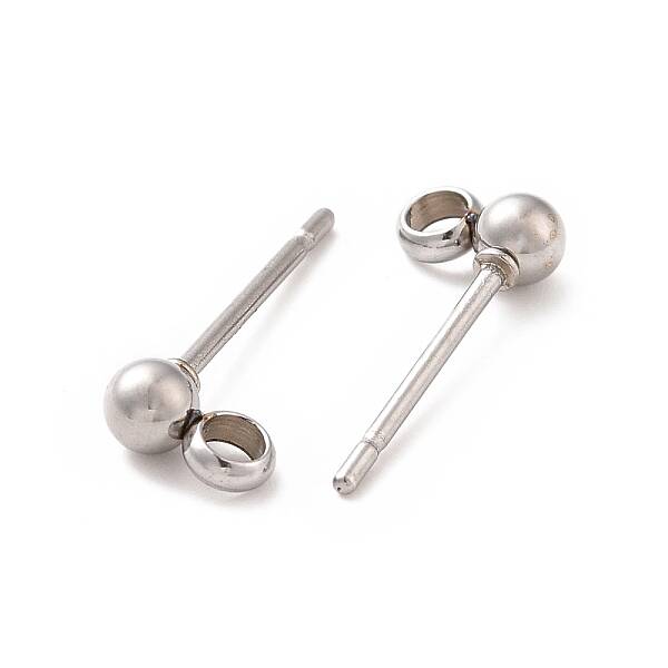 304 Stainless Steel Ear Stud Components