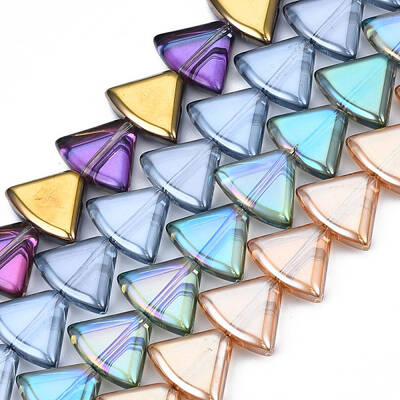 Electroplate Glass Beads Strands