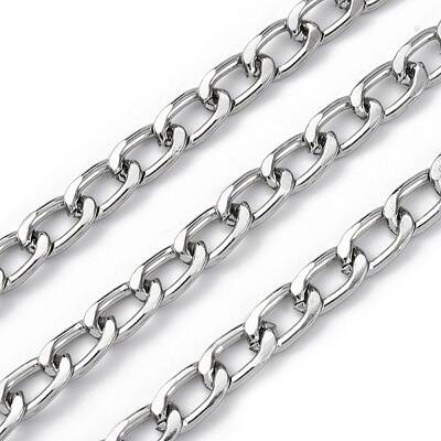 Oxidation Aluminum Cuban Link Chains