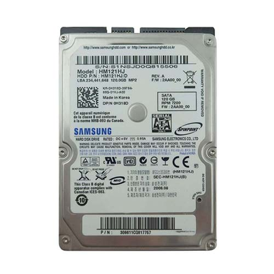 0H318D Dell 120GB 7200RPM SATA 1.5Gb/s 8MB Cache 2.5-Inch Hard Drive