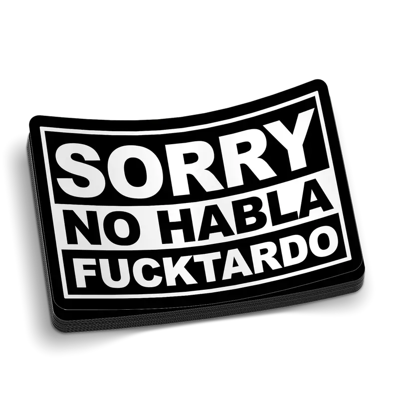 F*cktardo  5 Inch Decal