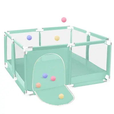 Baby Playpen, Play Yard, Baby Playards, Infant Travel Play Game Fence