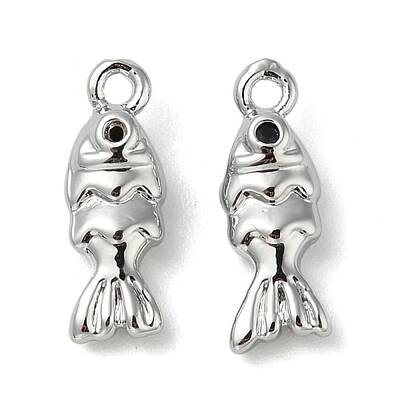 Brass Micro Pave Cubic Zirconia Pendants