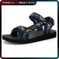 Women Hiking Sandals Casual Lightweight Sandals With Arch Support Yoga Mat Insole Sandal