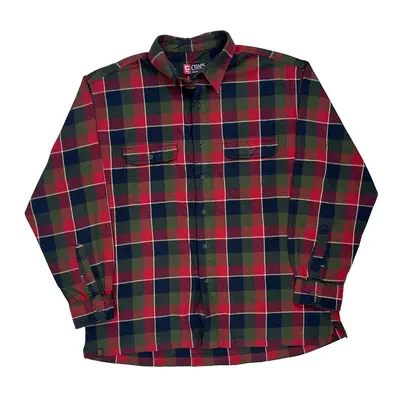 Chaps Ralph Lauren Checked Flannel Shirt - XL Multicoloured Cotton