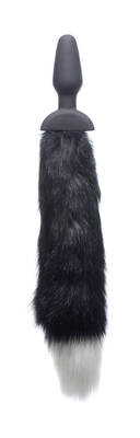 Waggerz Moving and Vibrating Fox Tail Anal Plug