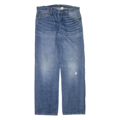 LEVI'S 501 Jeans Mens Blue Regular Straight W36 L32