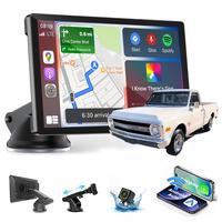 2025 Upgraded Car Screen 7 Inch Touch Screen Wireless Carplay and Android Car Monitor External Portable Car Radio with Blueto...