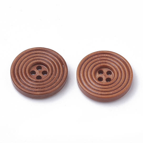 4-Hole Wooden Buttons
